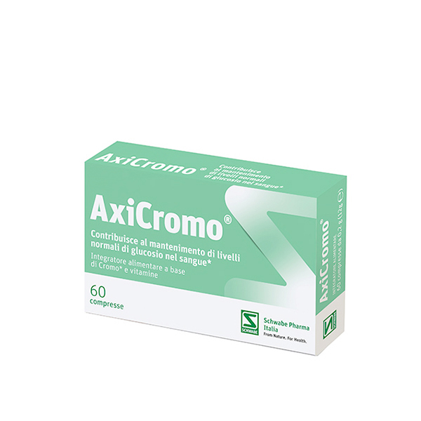 Confezione AxiCromo 50 capsule integratore di cromo e vitamina B