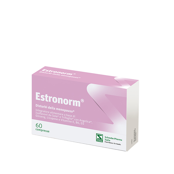Confezione Estronorm 60 compresse per disturbi della menopausa