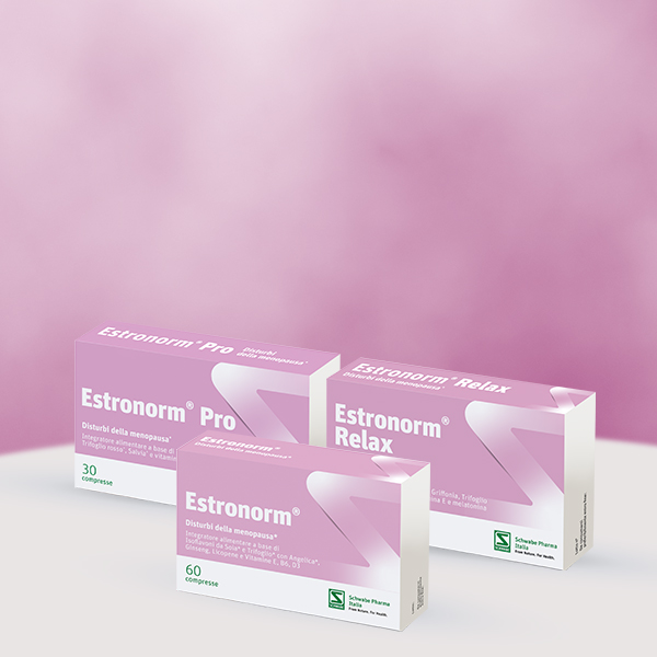 Linea Estronorm integratori per la menopausa