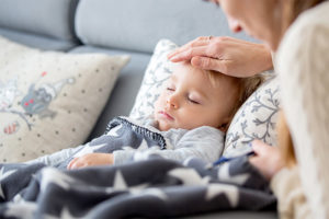 Bambini e neonati con influenza