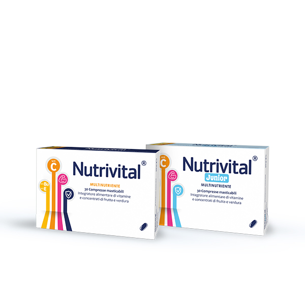 Integratori Nutrivital e Nutrivital Junior