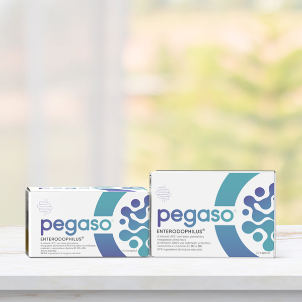 Pegaso Enterodophilus adulti confezioni da 30 capsule o 14 stickpack