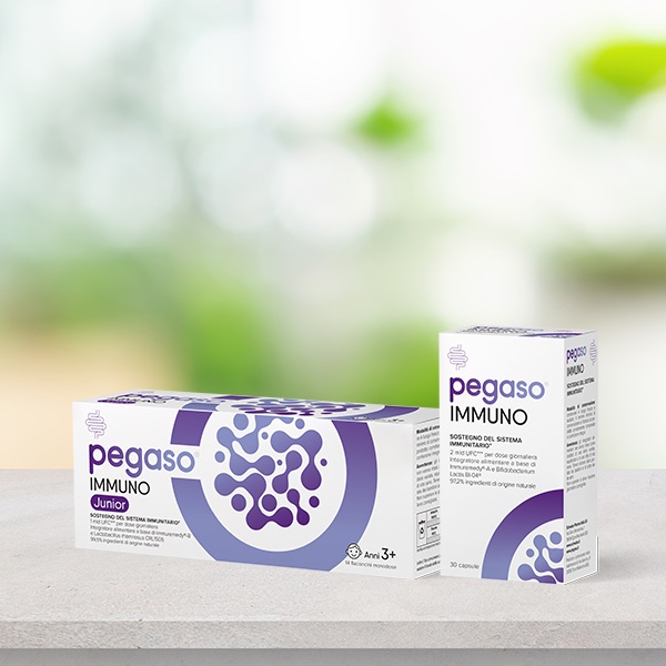 Confezioni di Pegaso Immuno adulti e bambini per il sostegno immunitario