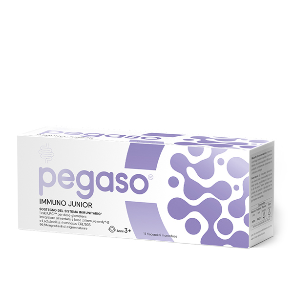 Pegaso Immuno Junior flaconcini sostegno immunitario nei bambini dai 3 anni