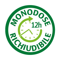 icona fiala monodose richiudibile da utilizzare entro 12h